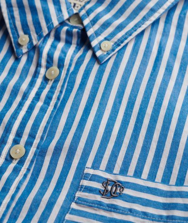 Poplin Afslappet Lang&aelig;rmet Skjorte Image 6