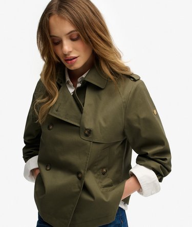 Short Trench Coat Image 3
