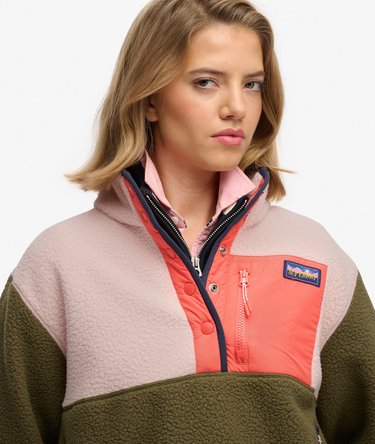 Pullover en Polaire Colour Block Image 4