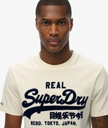 Vintage Logo Flock T-Shirt Image 3