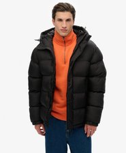 Doudoune Noire à Capuche