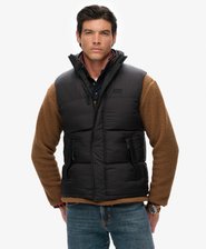 Black Puffer Gilet
