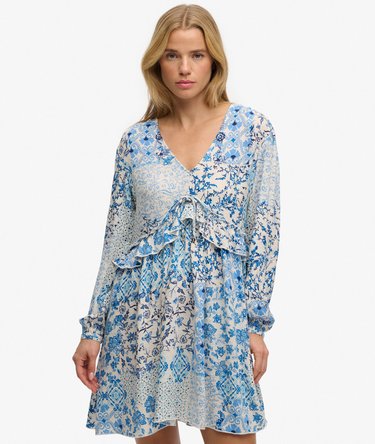 Vestido Mini de Capas Image 1