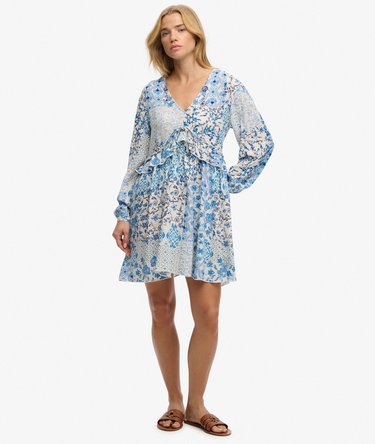 Vestido Mini de Capas Image 5