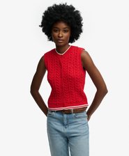 Débardeur Torsadé à Boutons