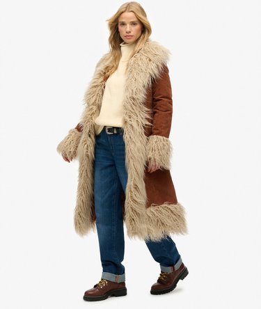 Long Afghan Coat Image 2