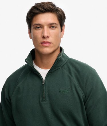 Essential Logo Raglan Henley Jumper Image 4