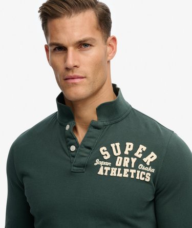 Polo de manga larga Vintage Athletic Image 4