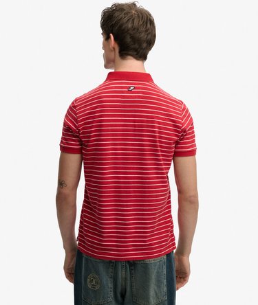Vintage Stripe Jersey Polo Shirt Image 5