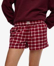Cotton Check Elastic Shorts