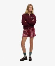 Cotton Check Elastic Shorts