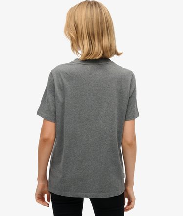 Organic Cotton Vintage Logo Scripted T-shirt Image 5