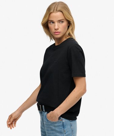 Essential T-shirt med broderet logo Image 2