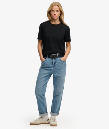 Essential T-shirt med broderet logo Image 3