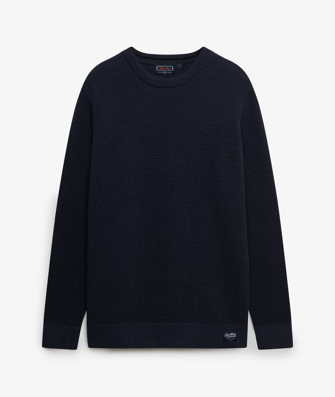 Textured Crew Knit Jumper