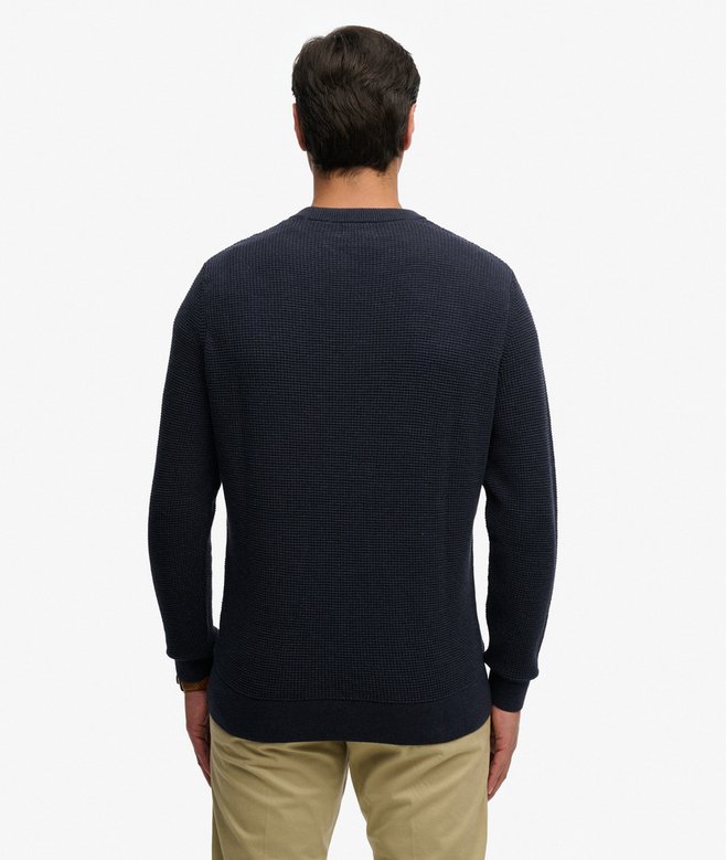 Textured Crew Knit Jumper