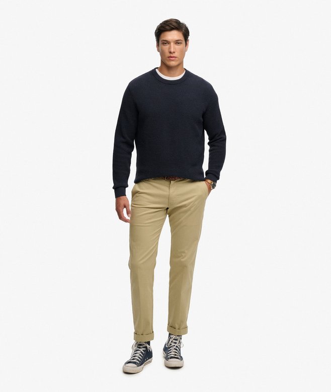 Textured Crew Knit Jumper