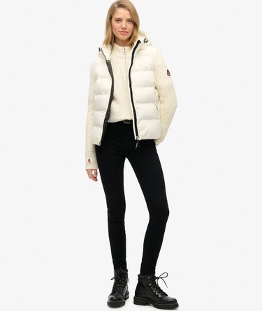 Kabelstrikket Hybrid Jakke Image 3