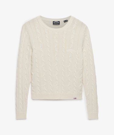 Essential Kabelstickad Tröja Image 6