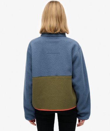 Colour Block Fleece Jacket Image 5