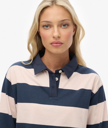 Polo de rugby rayé court Athletic Essentials Image 4