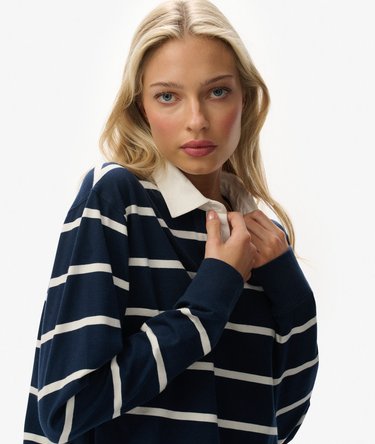 Polo de rugby rayé court Athletic Essentials Image 2