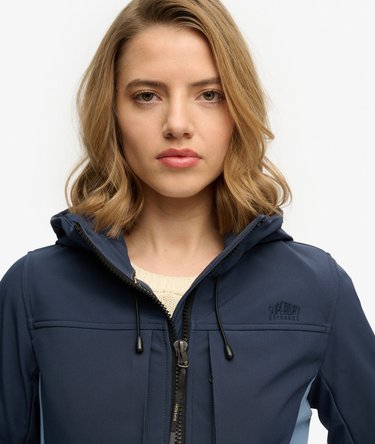 Hooded Colourblock Trekker Jacket Image 4
