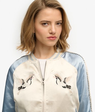 Suikajan Embroidered Bomber Jacket Image 5