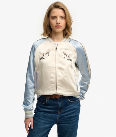 Suikajan Embroidered Bomber Jacket Image 6