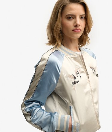 Suikajan Embroidered Bomber Jacket Image 2