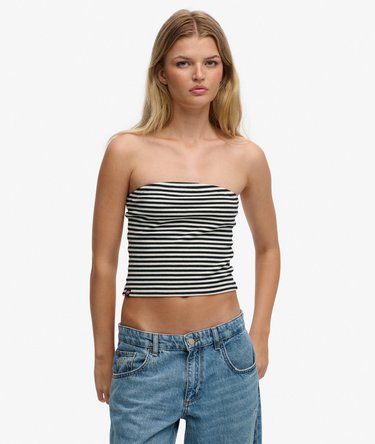 Athletic Essentials Bandeau-Oberteil aus Jersey Image 1