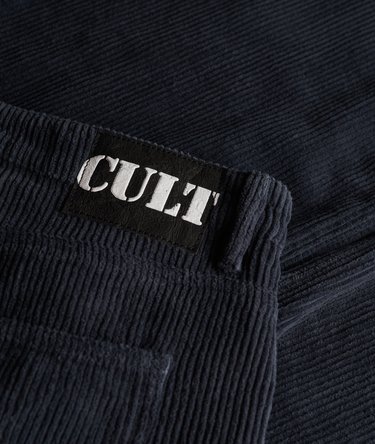 Pantalon en Velours Côtelé Large Taille Moyenne Image 7