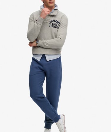 Essential Logo Half Brushed Joggers Image 2