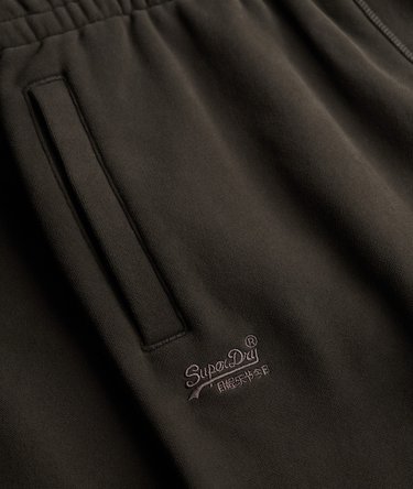 Essential Logo Half Brushed Joggers Image 7