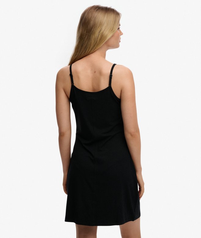 black jersey cami dress Buy SUPERDRY Black Mini Jersey Cami Dress from Next USA