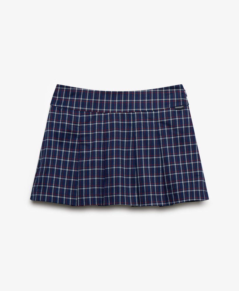 Red Mini Pleated Skort main image 0