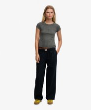 Cotton Linen Elastic Trousers