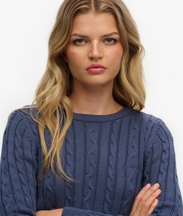 Essentials Slim Kabelstrikket Sweater Image 4