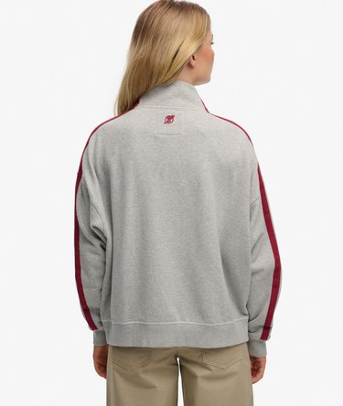 Athletic Essentials Applique Loose Zip Track Top Image 5