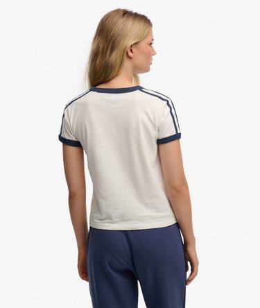 Athletic Essentials Ringer-T-Shirt mit Grafik Image 5