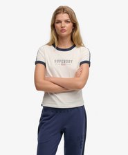 Athletic Essentials Ringer-T-Shirt mit Grafik