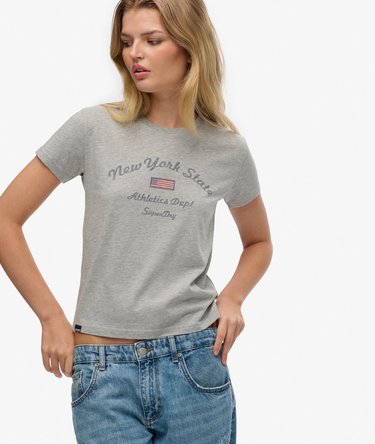 Athletic Essentials Fitted Graphic T-Shirt Image 2