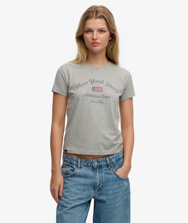 Athletic Essentials Fitted Graphic T-Shirt Image 1