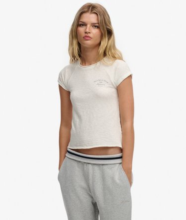 Athletic Essentials Slub Grafik-T-Shirt Image 1