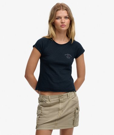 Athletic Essentials Slub Grafik-T-Shirt Image 1