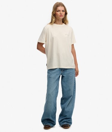 T-shirt ample &agrave; logo Essential Image 3