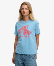 Camiseta Roadside Trade Corte Relajado