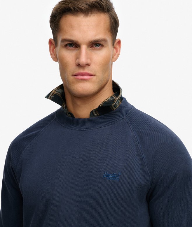 Essential Logo Raglan Crew Sweatshirt