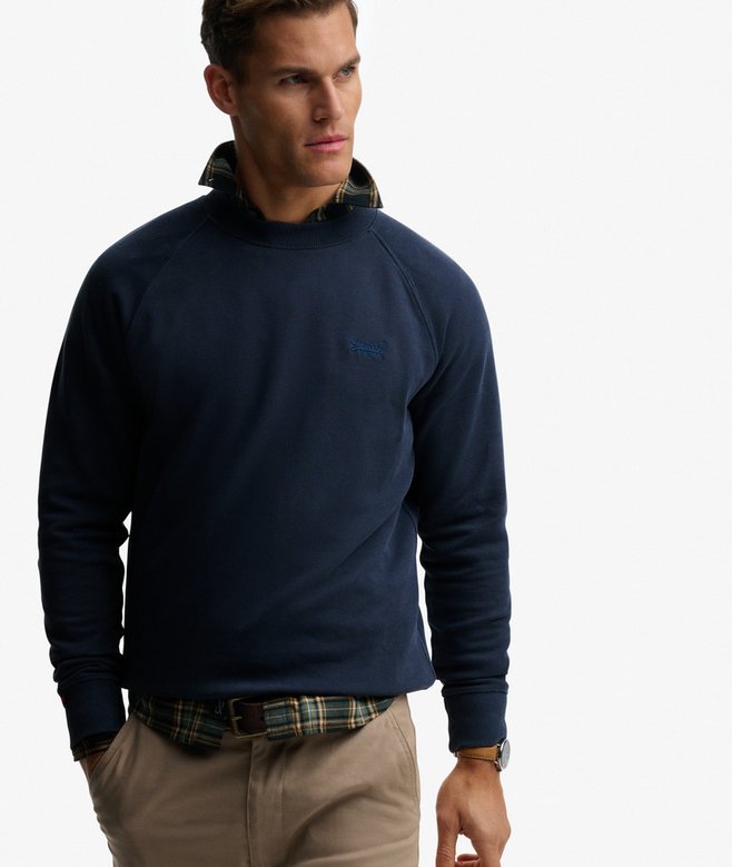 Essential Logo Raglan Crew Sweatshirt