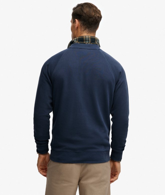 Essential Logo Raglan Crew Sweatshirt